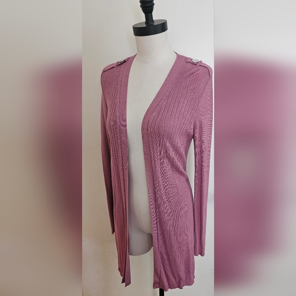 White House Black Market Mauve Cardigan